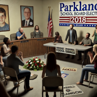 images depicting the emotional atmosphere surrounding the Parkland school board elections in 2018. They capture the community's grief and determination for change in the aftermath of the Parkland shooting | Kenneth Padowitz, P.A.