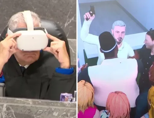 FLORIDA JUDGE WEARS VR HEADSET TO STEP INSIDE SIMULATION OF CRIME SCENE